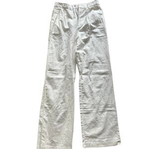 Gap white linen cotton blend